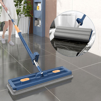 🧹 50% OFF + FREE BUCKET! 💦 2025 Ultra-Absorbent Flat Mop - Large 360° Swivel Head for Effortless Floor Cleaning, Limited Stock! 🏠🚀