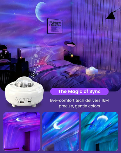 🌌Christmas Hot Sale 50% OFF! ✨ Northern Lights Aurora Projector – Enjoy the starry sky at home ✨