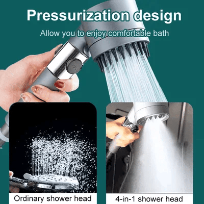 🚿Multi-functional High Pressure Shower Head Set|Buy 2 Get 1 Free 🚀