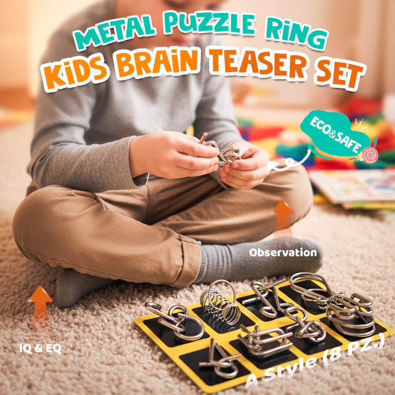 🧠 Limited-Time Offer: 50% OFF!!!🧠🔠Metal Montessori Puzzle Solving