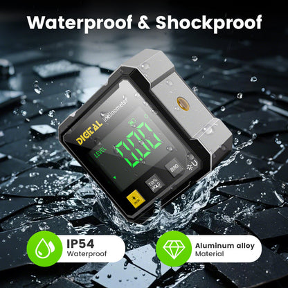 4-Side Magnetic Digital Angle Gauge with Laser