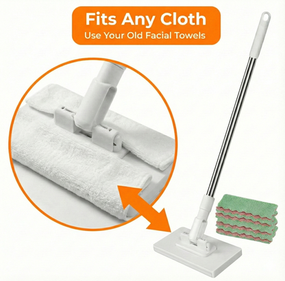 💦Last Day Sales 50% OFF🧹Disposable Dust Mop with 4 Reusable Cloths