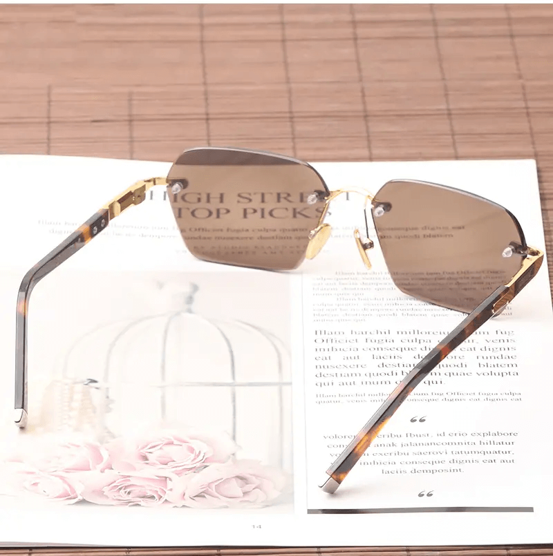⏳Time-Limited Special⏰Natural Crystal Lens Sunglasses