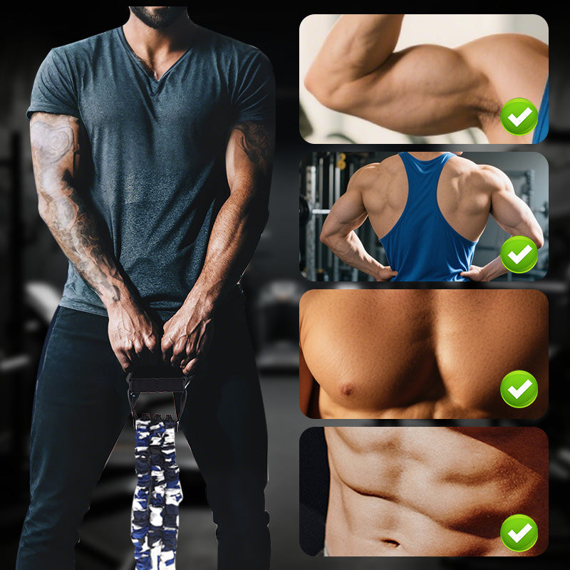 💪 50% OFF NOW! ✨ Natural Latex 3-Hole Resistance Bands - Professional Grade Elastic Bands for Physical Therapy & Strength Training 🏋️‍♂️🔗