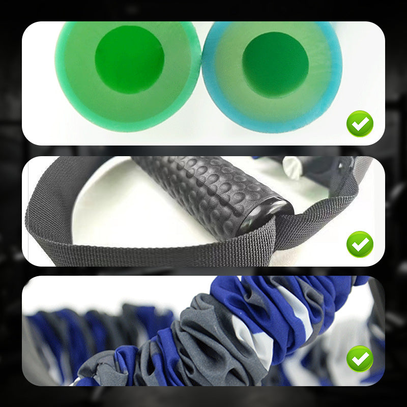 💪 50% OFF NOW! ✨ Natural Latex 3-Hole Resistance Bands - Professional Grade Elastic Bands for Physical Therapy & Strength Training 🏋️‍♂️🔗