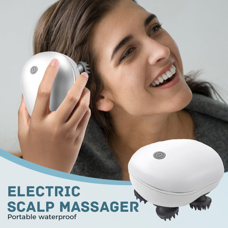 💗🐈Portable Waterproof Electric Scalp Massager
