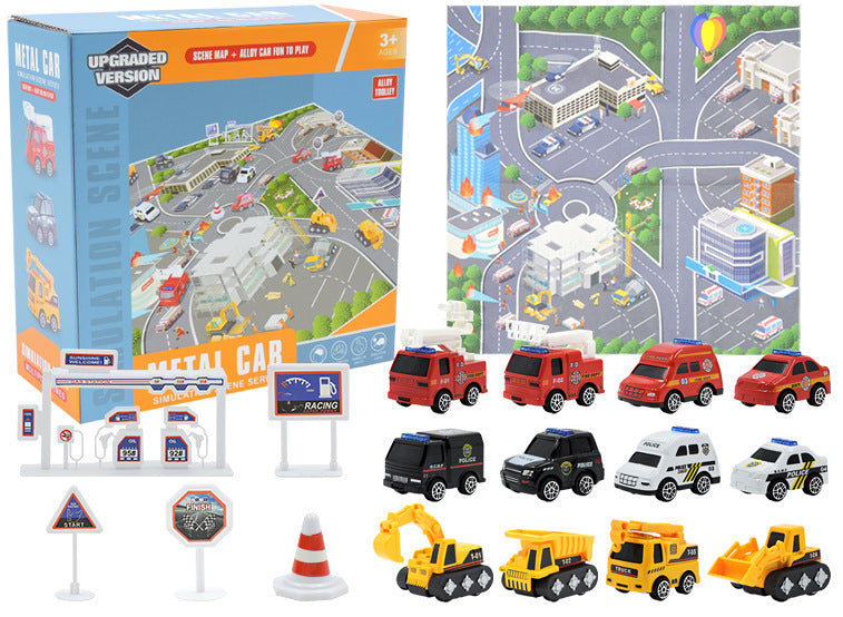 🔥Limited Time Promotion 60% OFF！！！🚗Kids Advent Calendar for Boys: Alloy Construction Engineering Vehicle Toy Sets