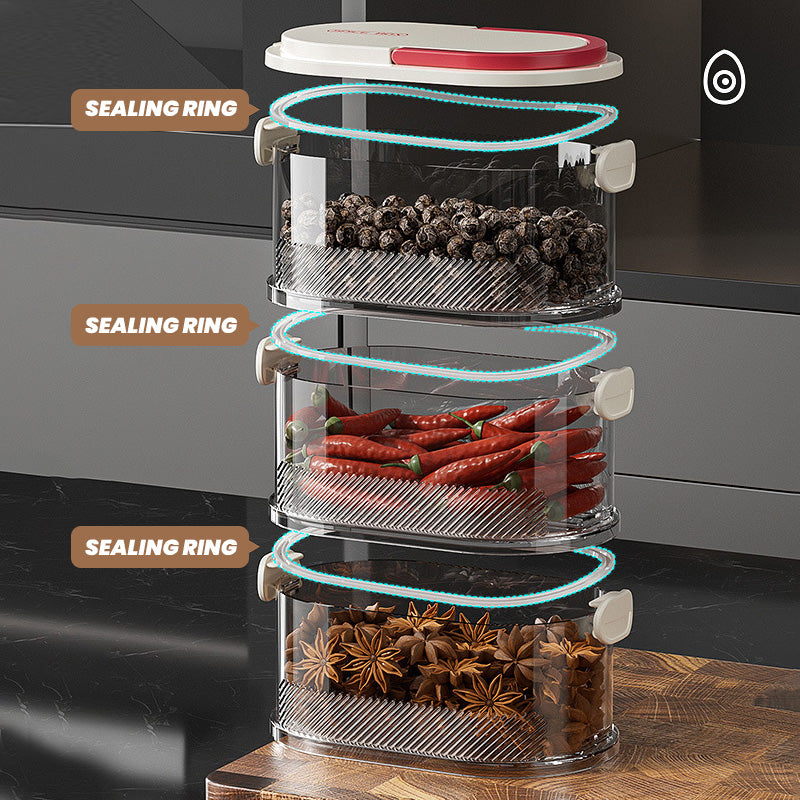 Multi-layer Sealed Spice Organizer