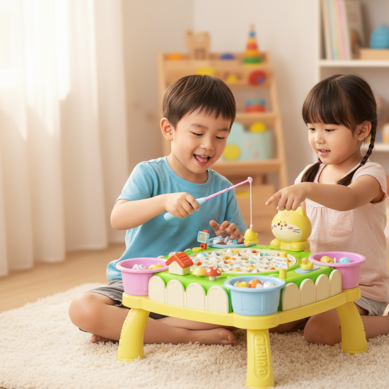 Cute Magnetic Fishing Game for Kids