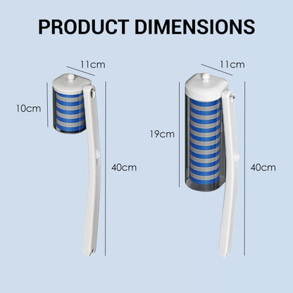 Wall-Mounted Disposable Toilet Brush With 6 Refill Heads